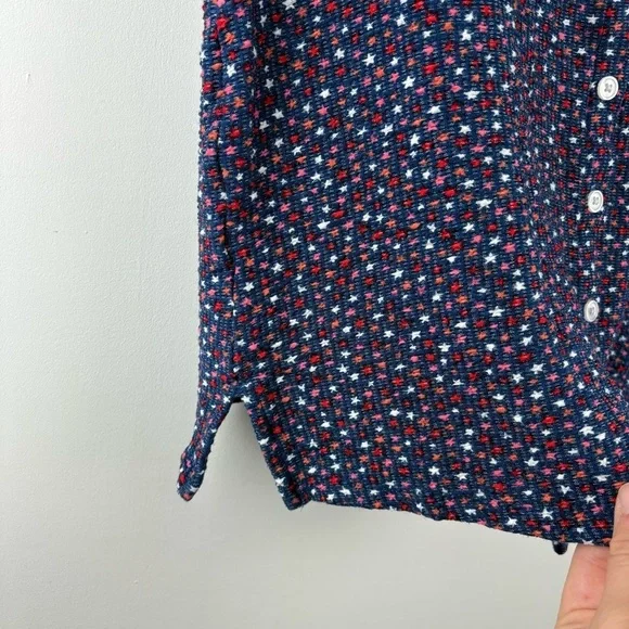 Loft Lou & Grey Women’s Patriotic Stars 4th of July Tank Top Button Down Small - Picture 6 of 9